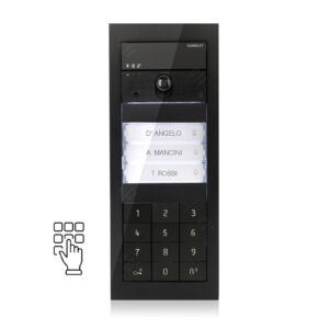 Comelit video portafon ULTRA-3-PIN BLACK vanjska jedinica sa šifrarnikom, crna