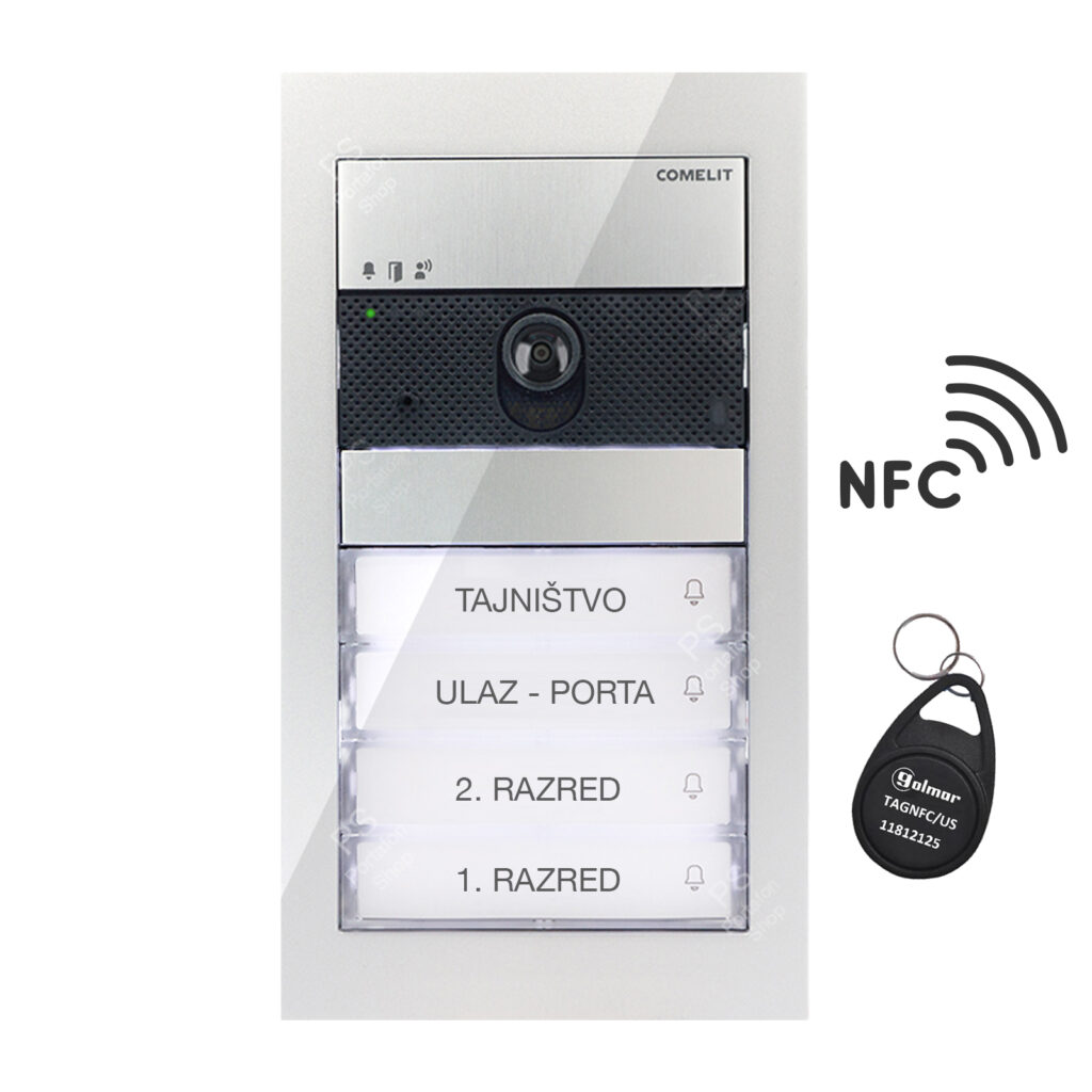 Video portafon vanjska jedinica nfc